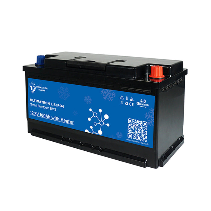 12v 100ah  LiFePO4 Battery (Underseat with heater) - ULS-12-100H | MOQ - 1